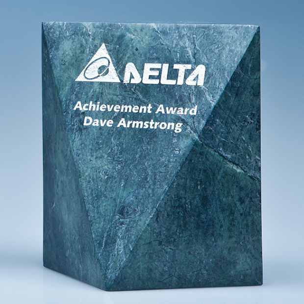 15cm Green Marble Glacier Award