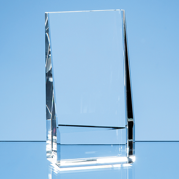 12.5cm Optical Crystal Vertical Slope Award