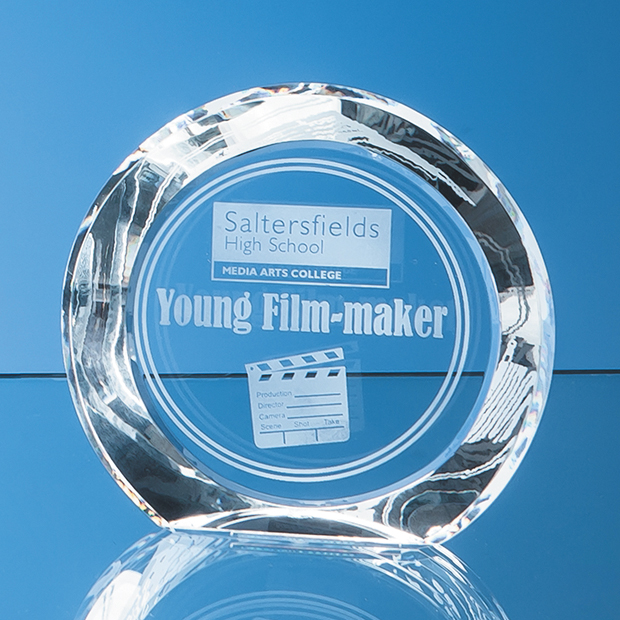 13cm Optical Crystal Elite Circle Award