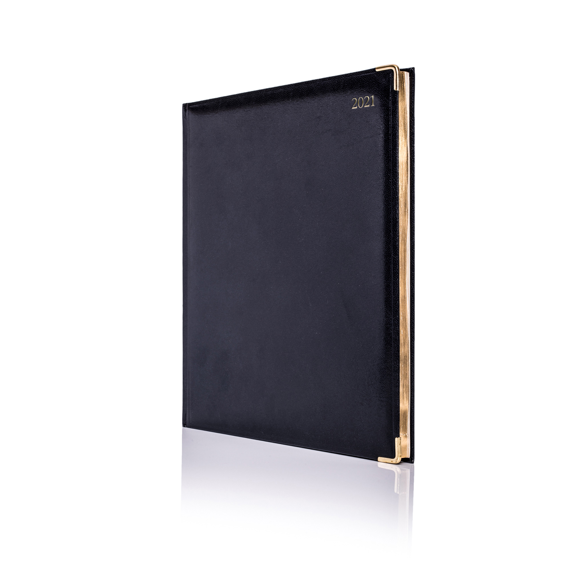 Quarto Weekly Cream Colombia De Luxe Gold Trim Diary