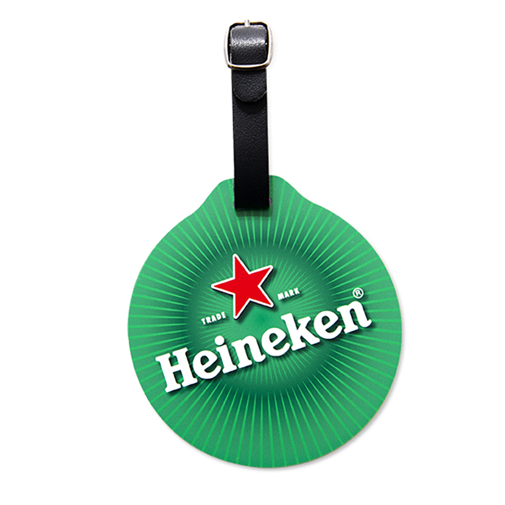Round Photosmart Pvc Golf Bag Tag