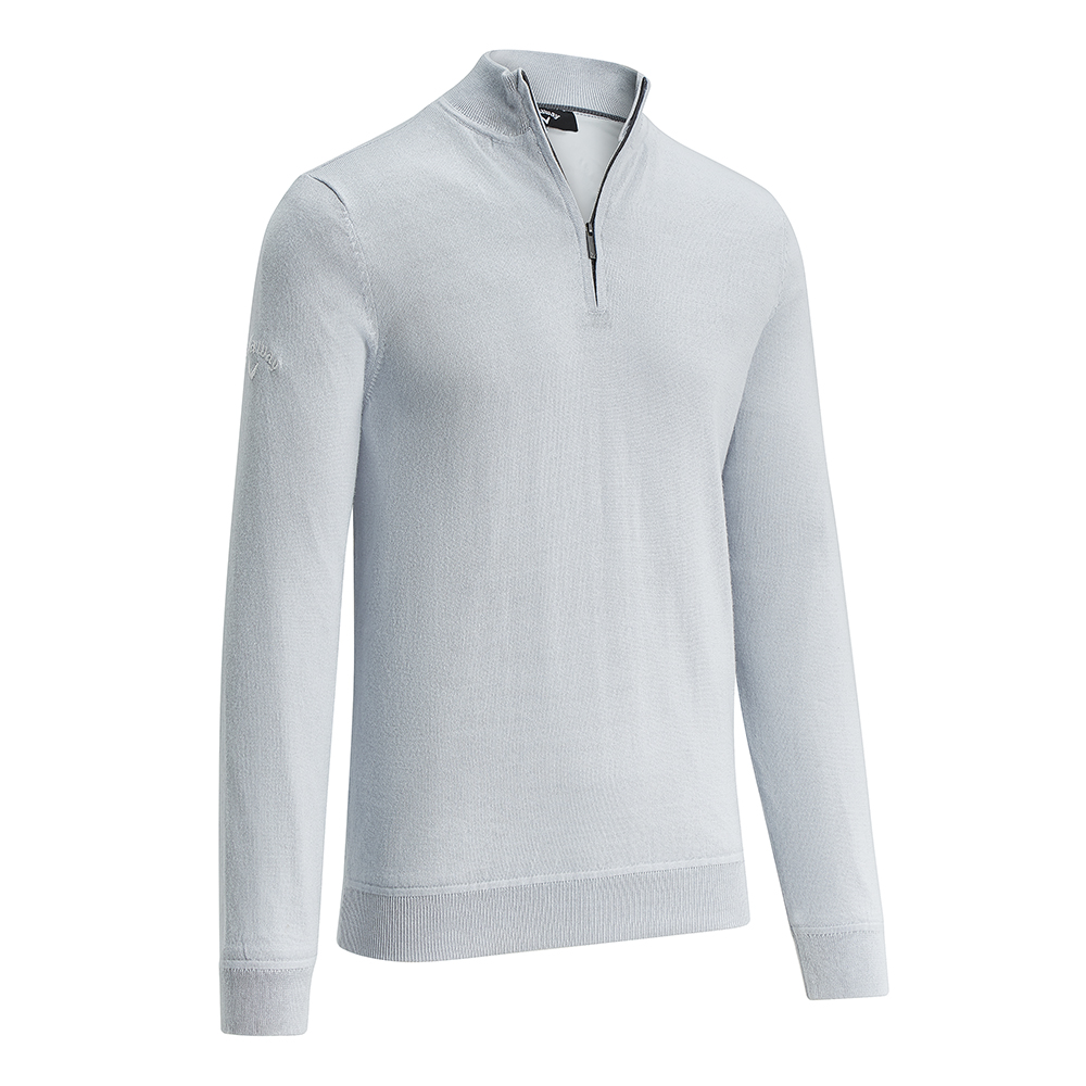 Callaway Gents Windstopper Quarter Zipped Golf Sweater With Embroidery To 1 Position