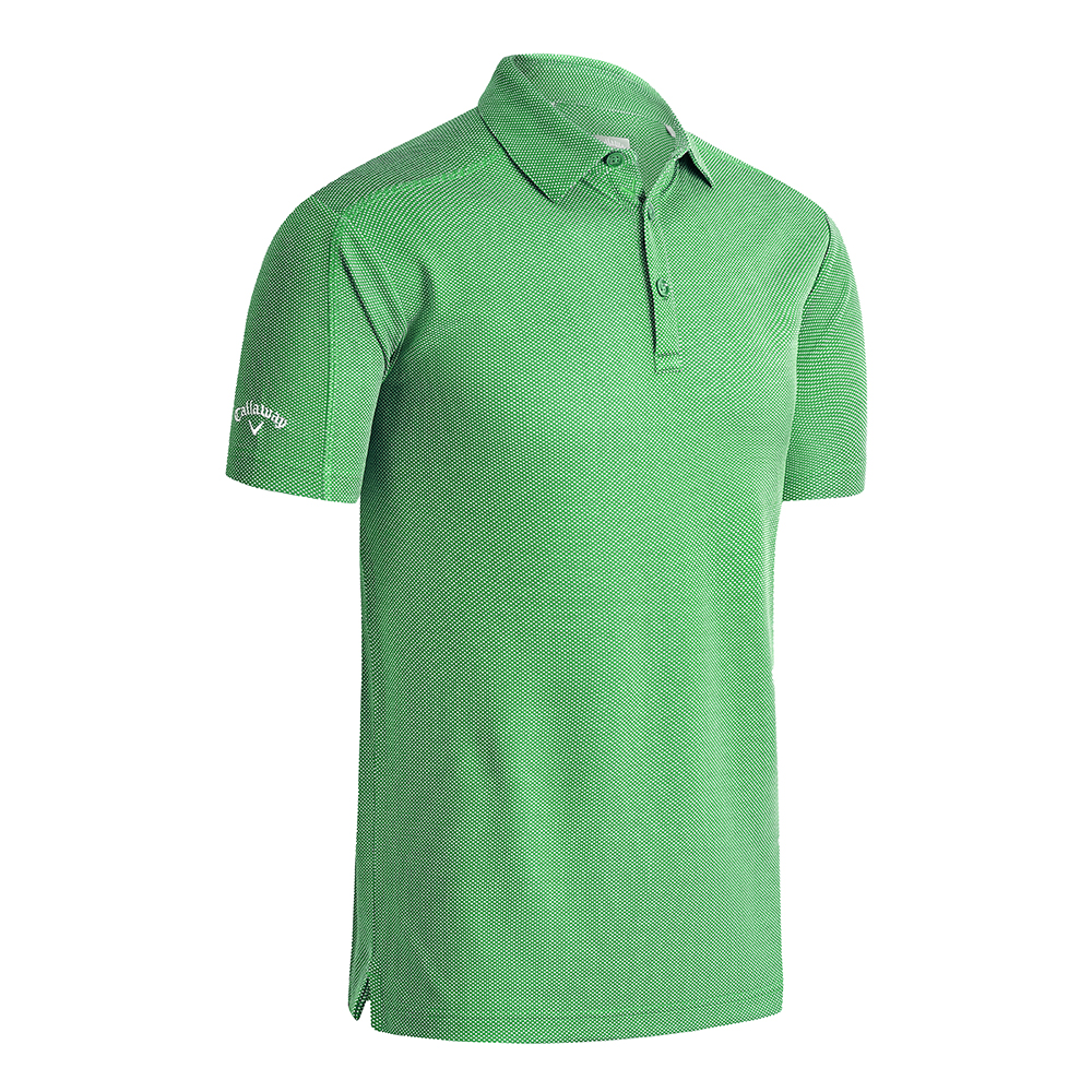 Callaway Gents Box Jaquard Golf Polo With Embroidery To 1 Position