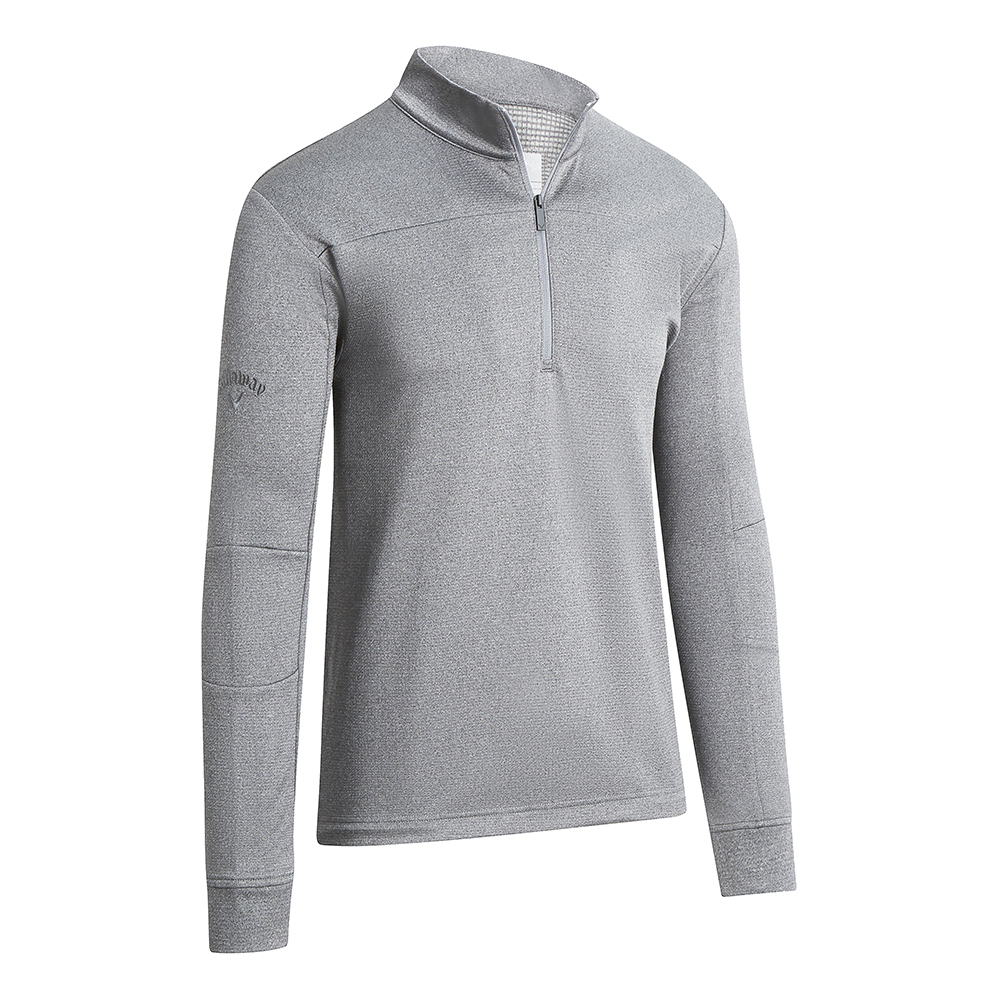 Callaway Gents Pieced Waffle Quarter Zip Golf Pullover With Embroidery To 1 Position