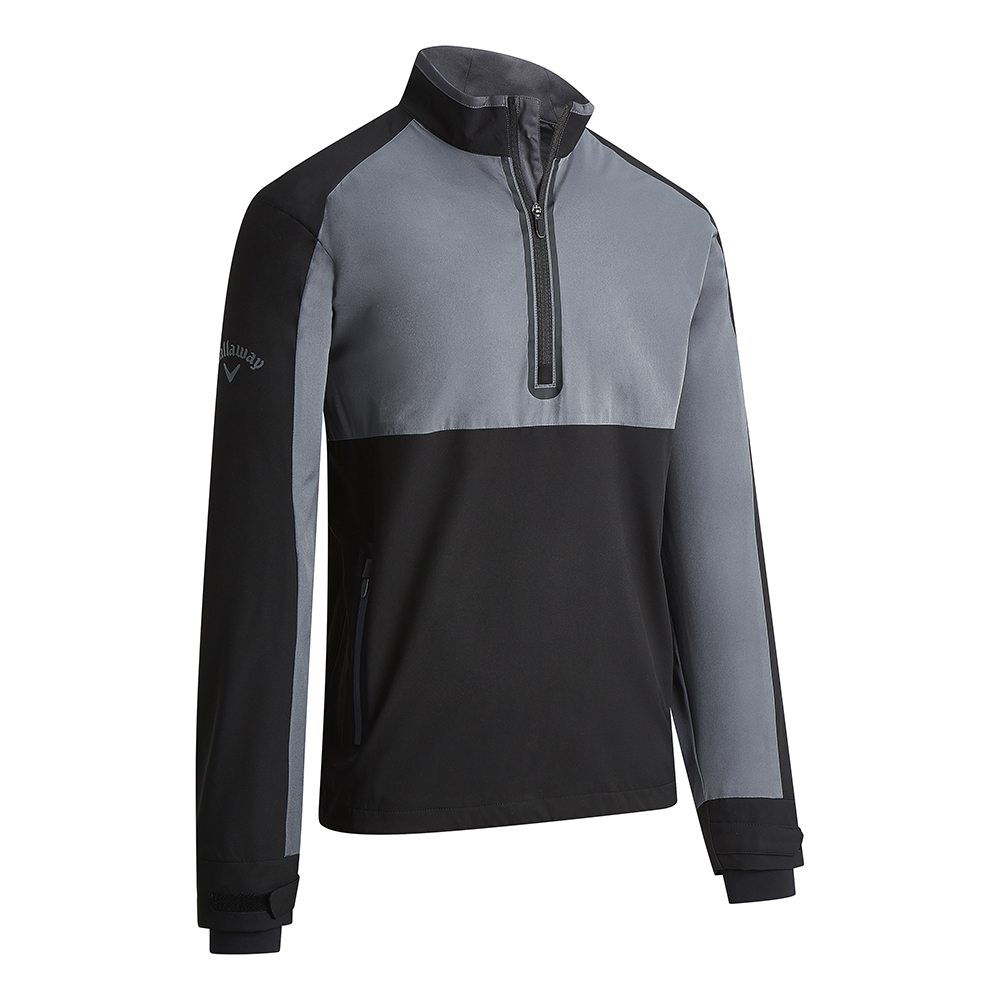 Callaway Gents Block Quarter Zip Golf Wind Jacket With Embroidery To 1 Position