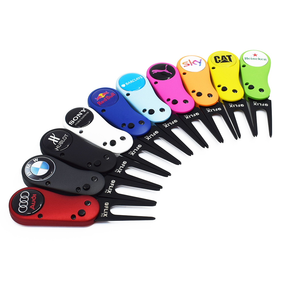 Flix Pro 2.0 The Ultimate Automatic Opening Golf Divot Repair Tool