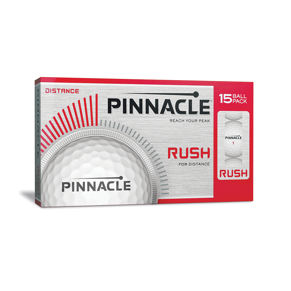 Pinnacle Rush Printed Golf Balls Boxed In 15S