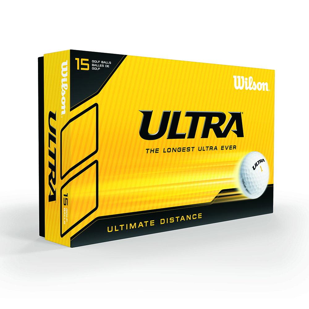 Wilson Staff Ultra Lue Distance White Or Yellow Printed Golf Balls