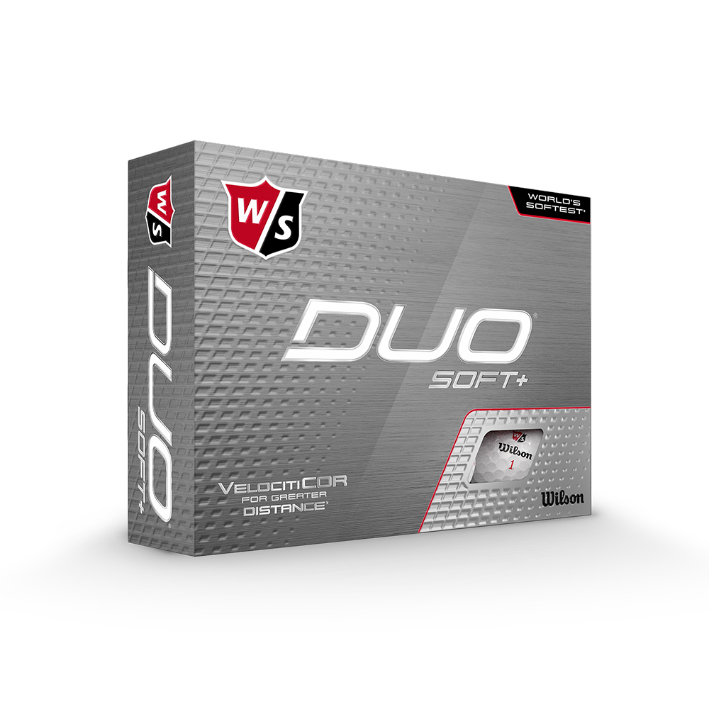 Wilson Staff Duo Soft+ White Printed Golf Balls