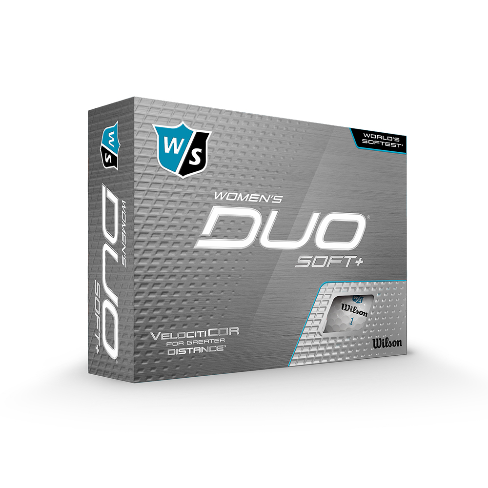 Wilson Staff Duo Soft+ Womens White Printed Golf Balls
