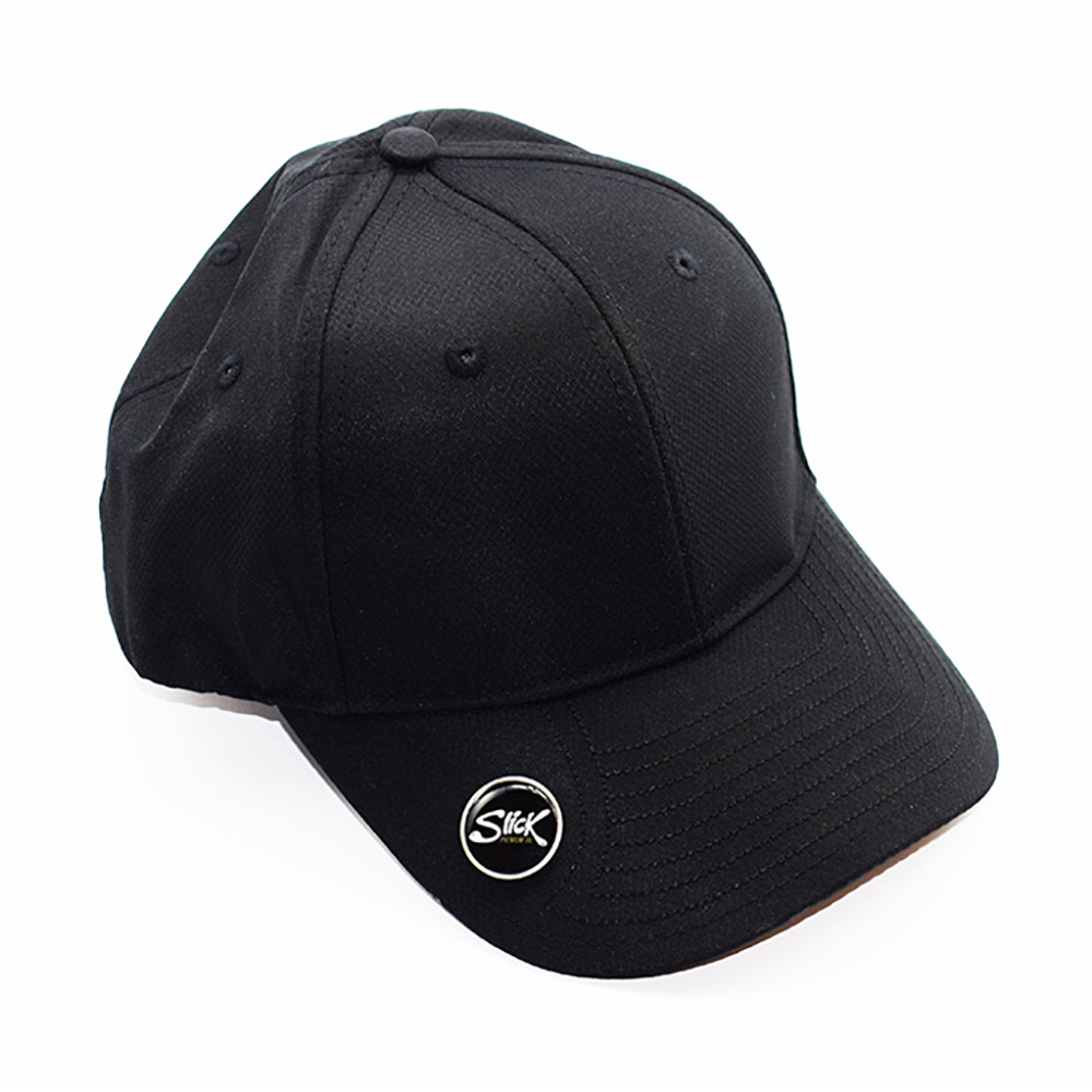 Golf Cap 6 Panel Polyester With Ball Marker To The Peak