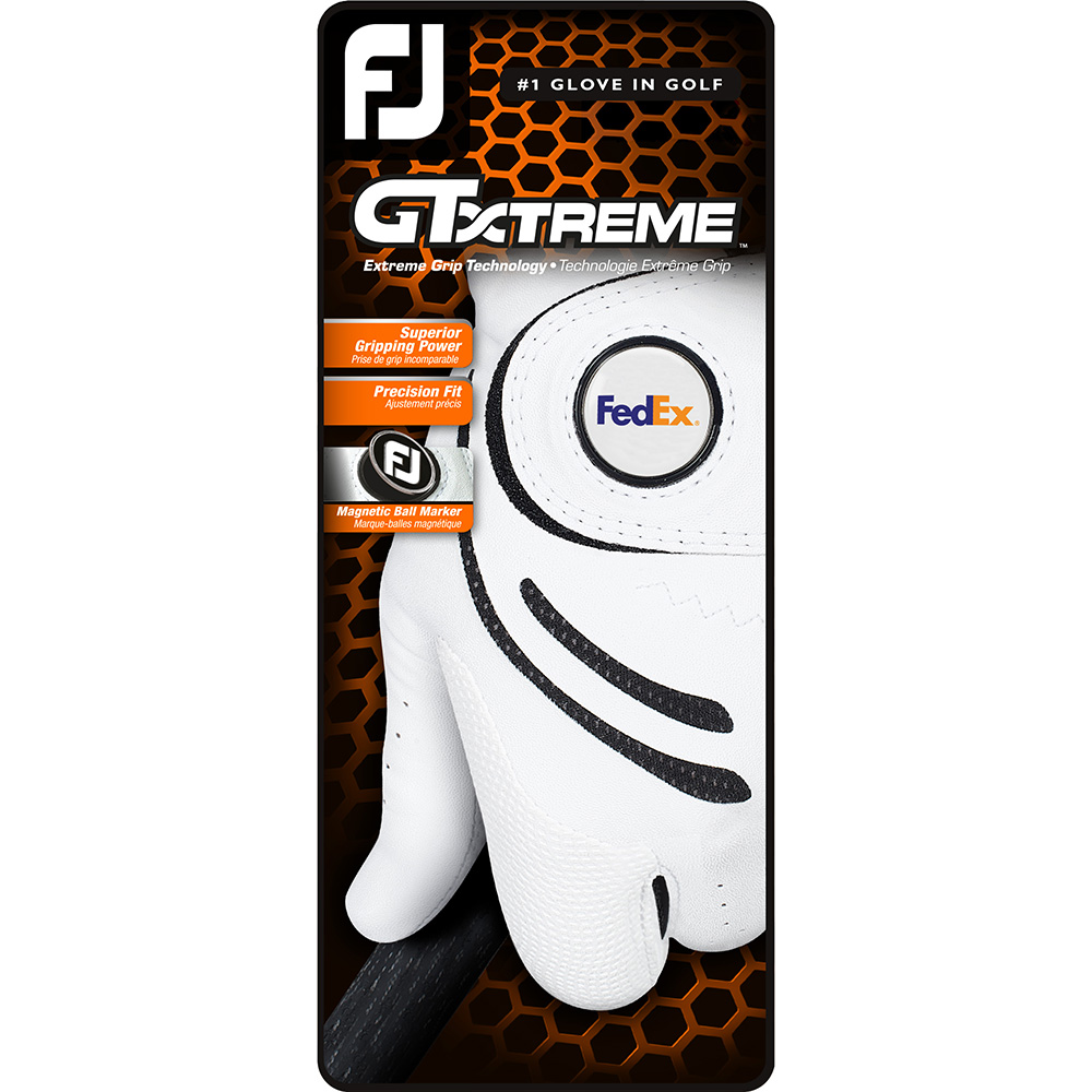 Fj Footjoy Gtxtreme Golf Glove With Your Logo On The Removable Ball Marker