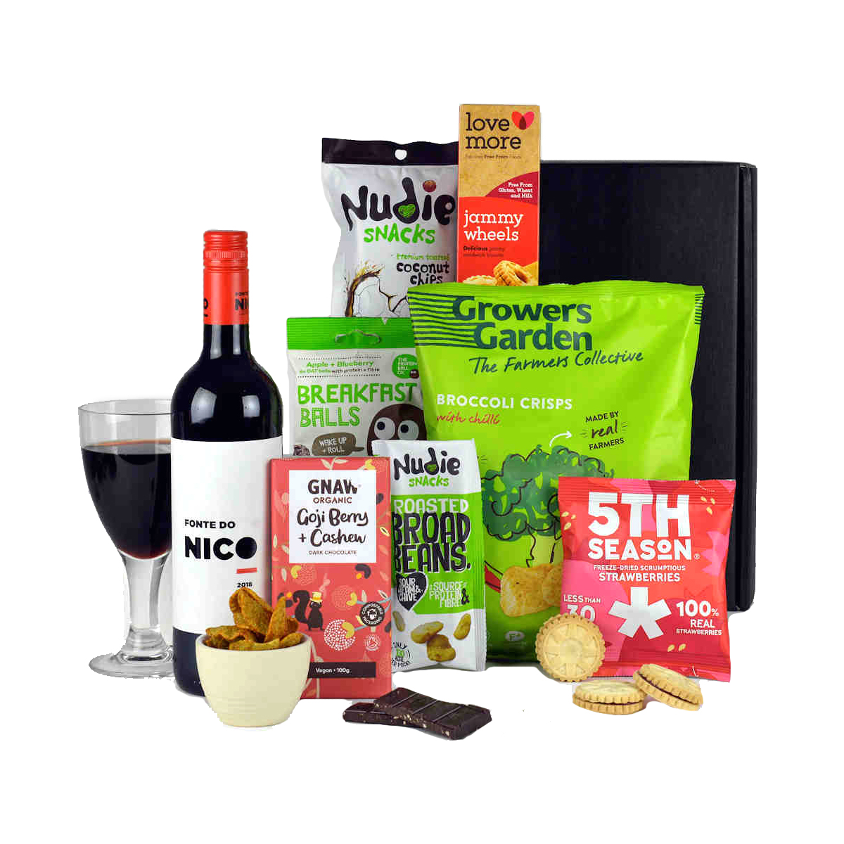 Vegan Gift Hamper With Wine