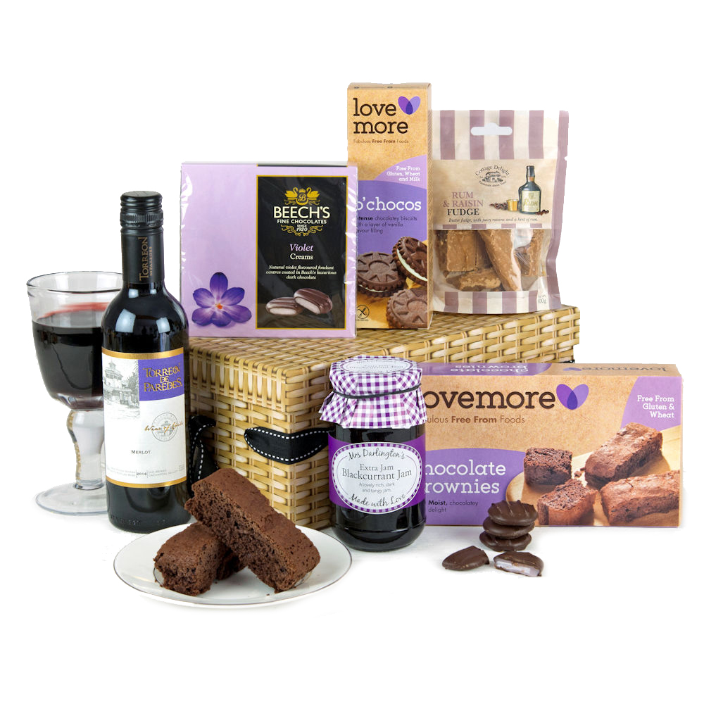 Gluten Free Selection With Wine