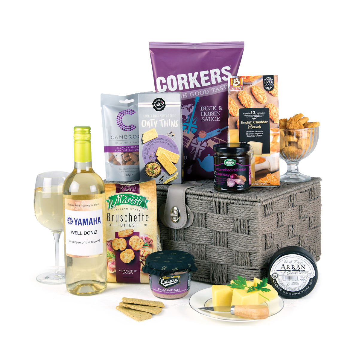 Personalised Hamper - Luxury Cheese Gift Basket