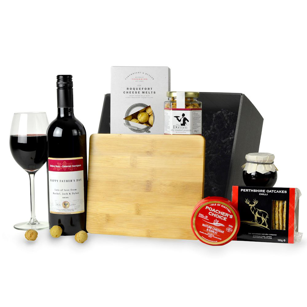 Personalised Hamper - Wine And Cheese