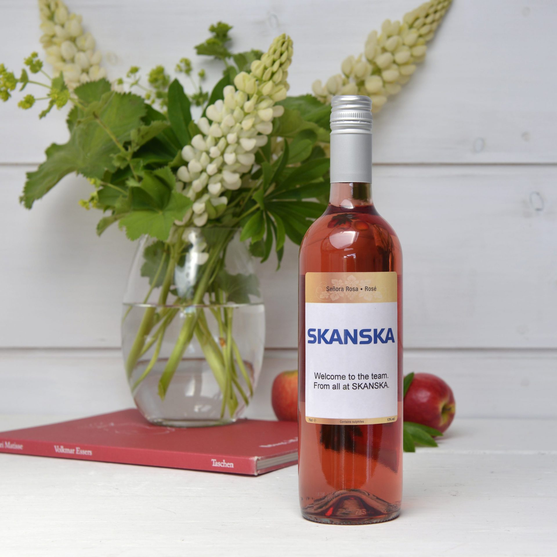 Personalised Bottle Of Senora Rosa Rose