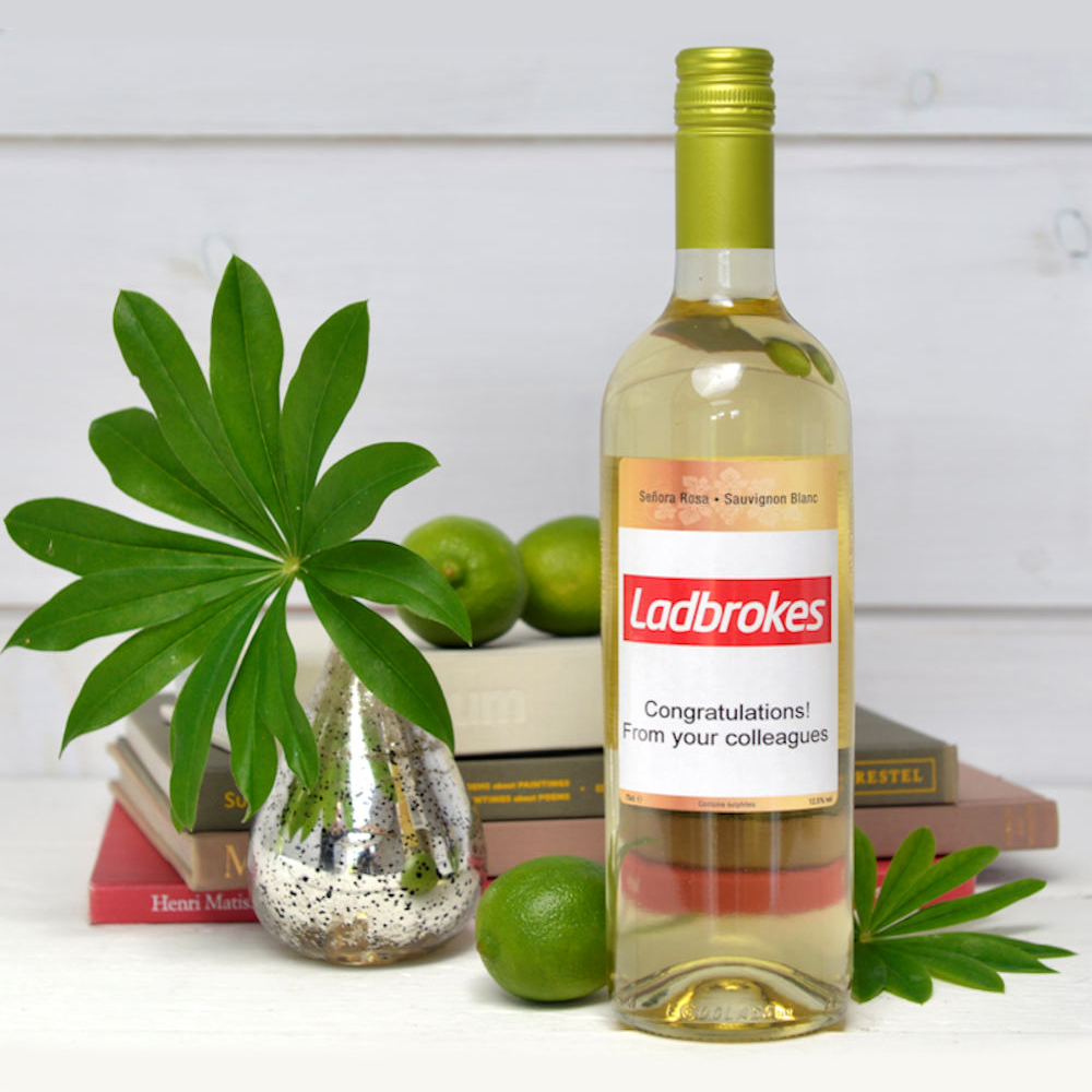 Personalised Bottle Of Senora Rosa Sauvignon Blanc