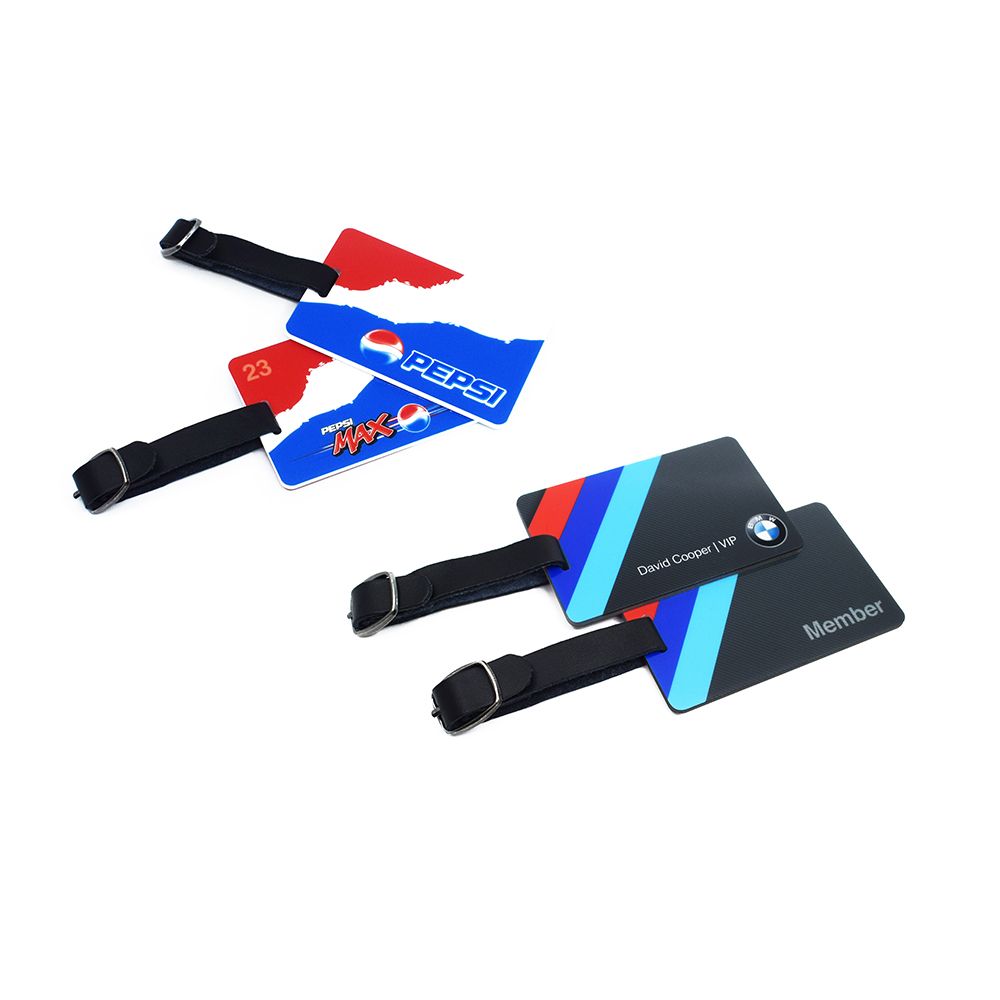 Acrylic Luggage Tags 84 X 54 Mm & 3 Mm Thick