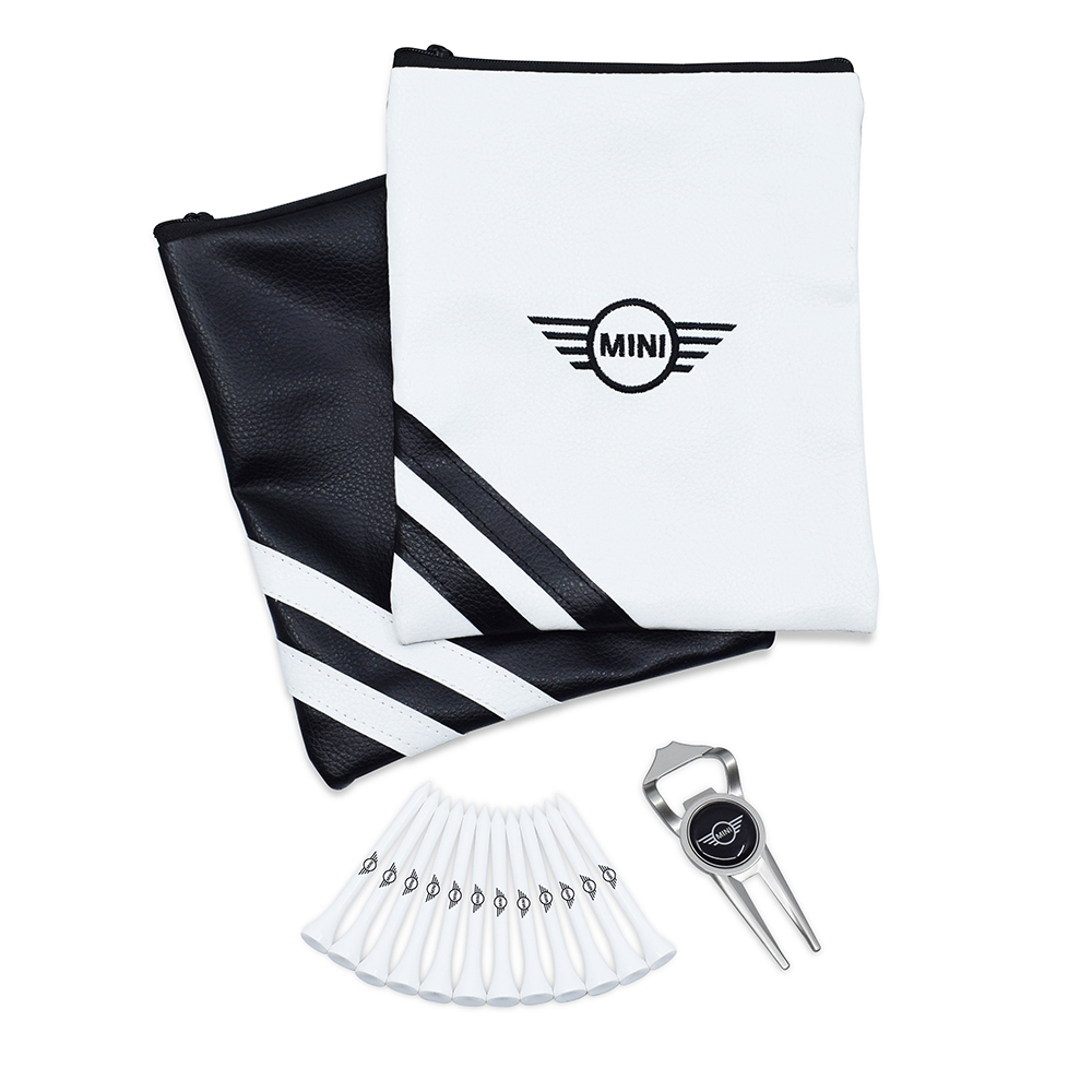 Premium Zipped Leatherette Embroidered Golf Gift Bag 2