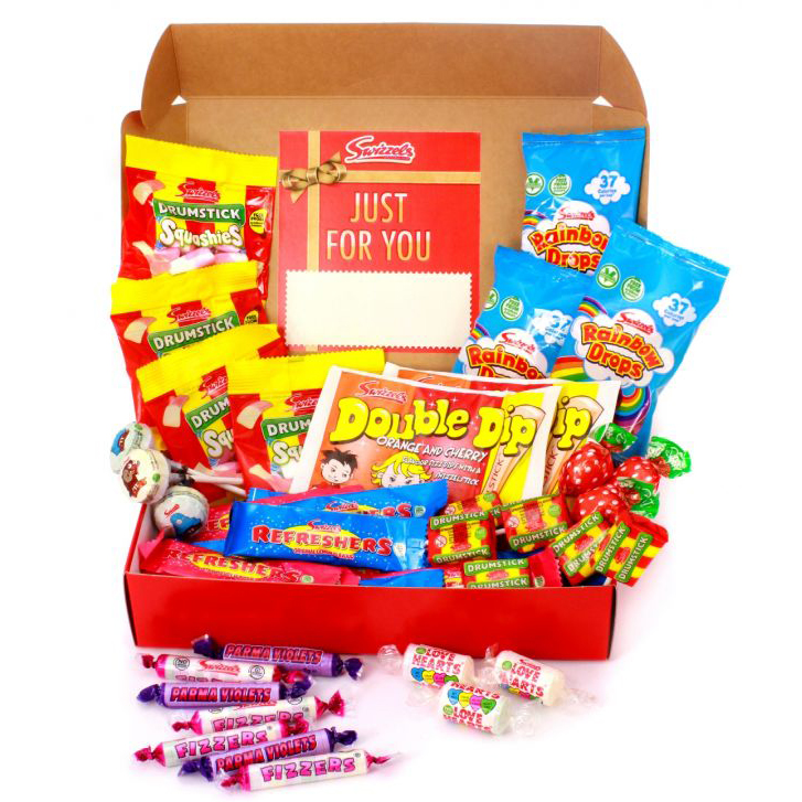 Personalised Retro Sweet Hamper 500g