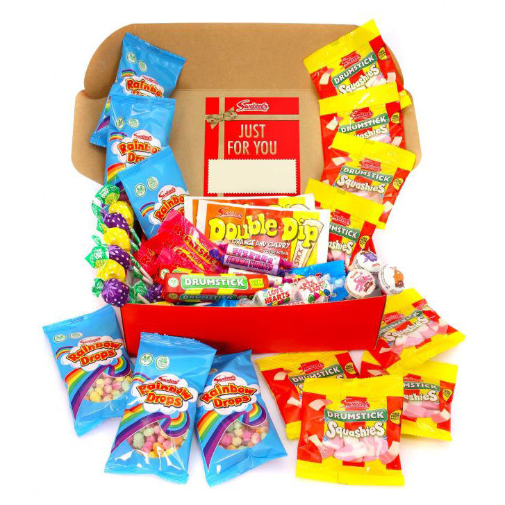 Personalised Retro Sweet Premium Hamper 970g