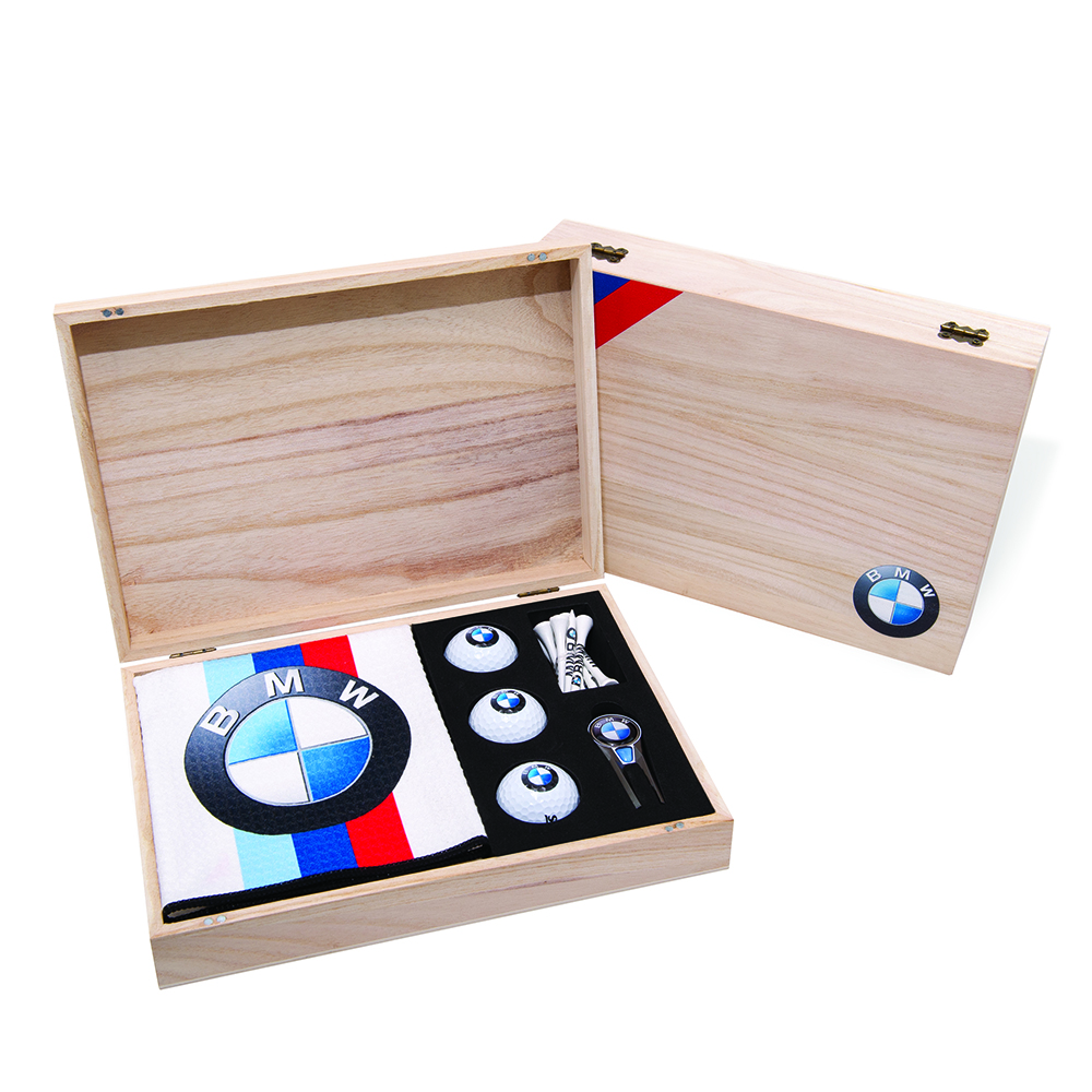 Wooden Geo Golf Presenation Gift Box
