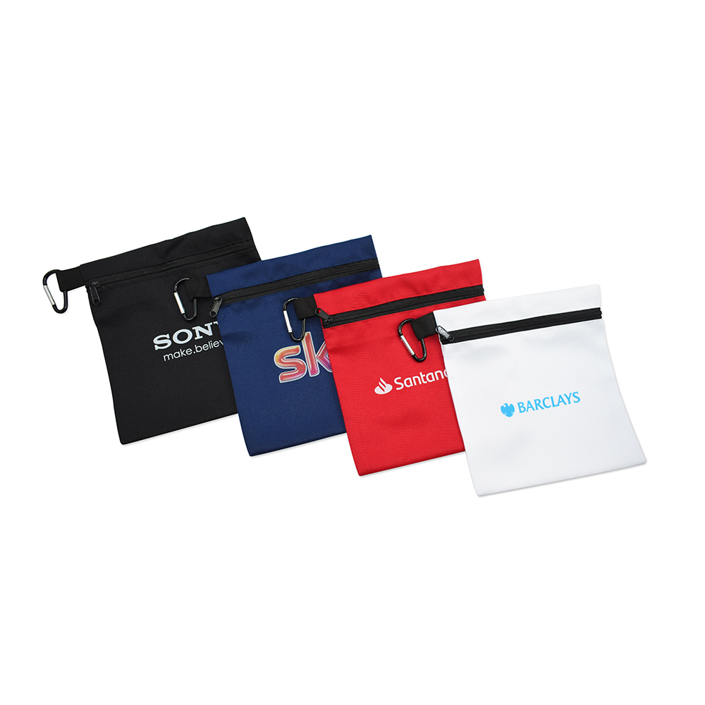 Zipped Polyester Printed Golf Gift Bag