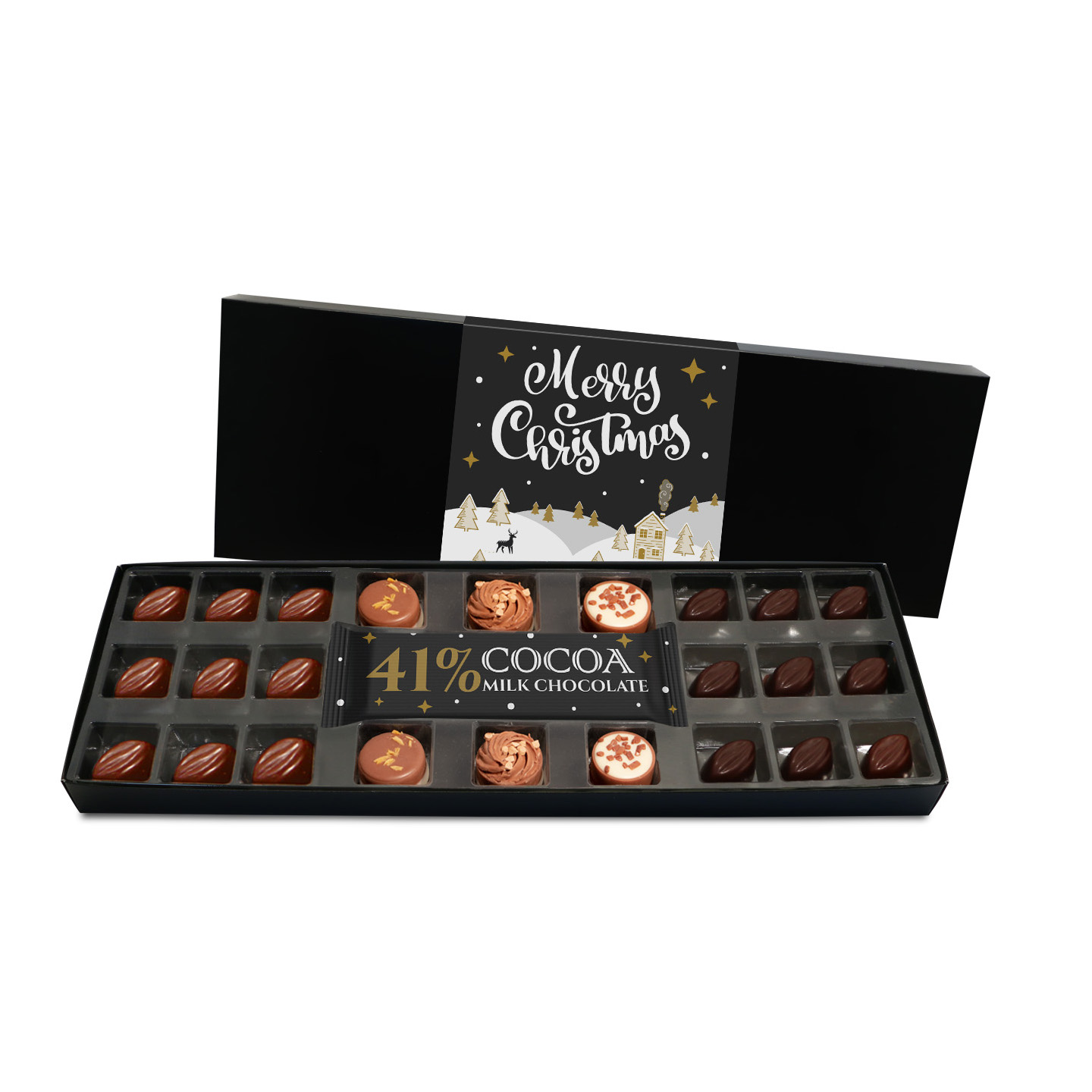 Winter Collection 2020 Chocolate Box With Chocolate Truffles