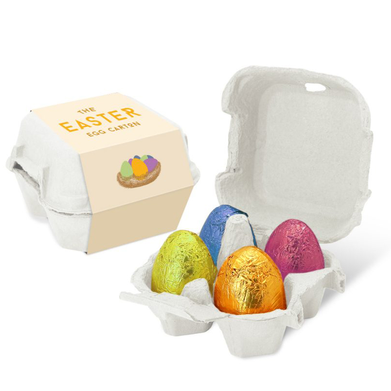 Easter - Egg Box - Gold Foiled Eggs