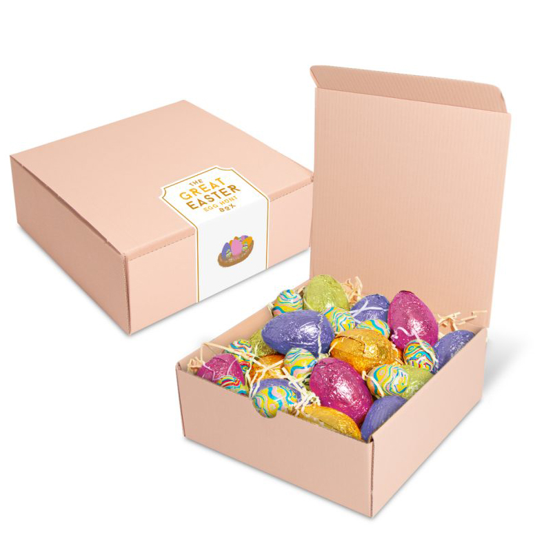 Easter - Great Easter Egg Hunt Box - Gold Foiled Eggs - NEW