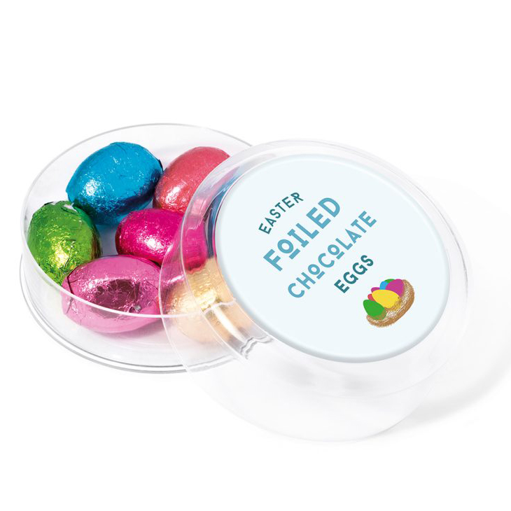 Easter - Maxi Round Pot - Foiled Chocolate Eggs