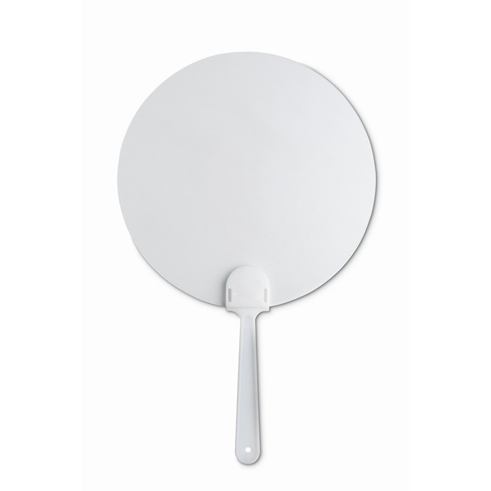 Paypay Manual Hand Fan - White