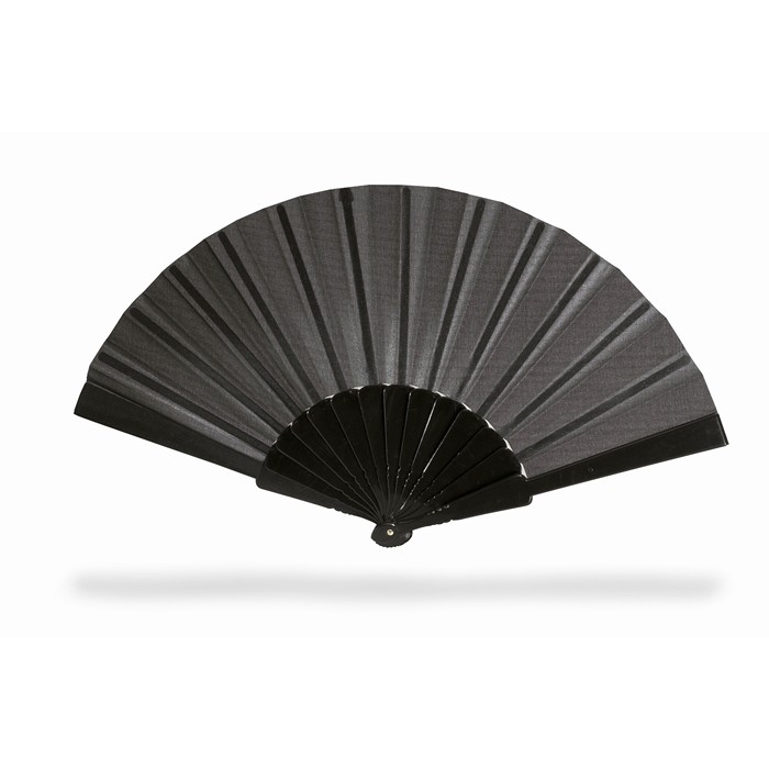 Franny Manual Hand Fan - Black