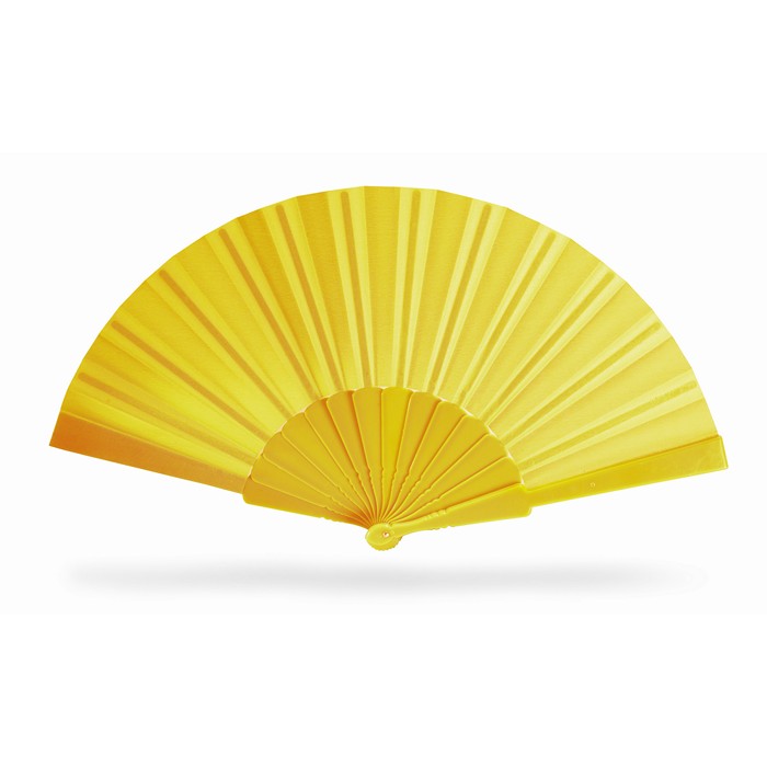 Franny Manual Hand Fan - Yellow