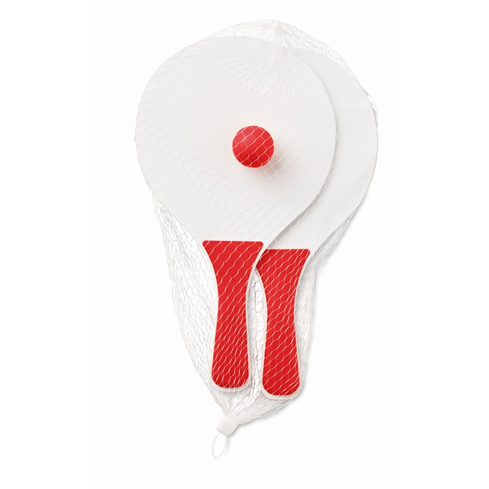 Mini Match Small Beach Tennis Set - Red