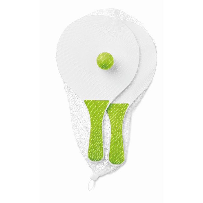 Mini Match Small Beach Tennis Set - Lime