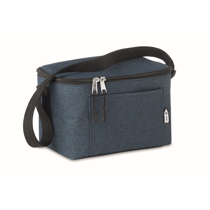 Cuba 600D Rpet Cooler Bag For Cans - Blue
