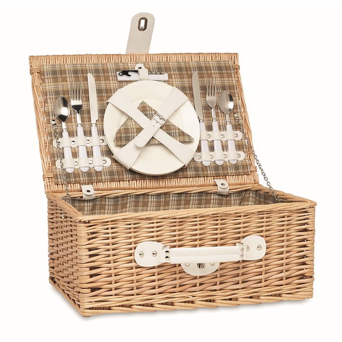 Mimbre Wicker Picnic Basket 2 People