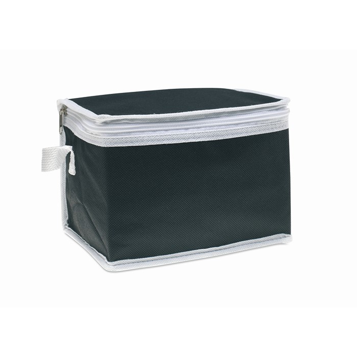 Promocool Nonwoven 6 Can Cooler Bag - Black