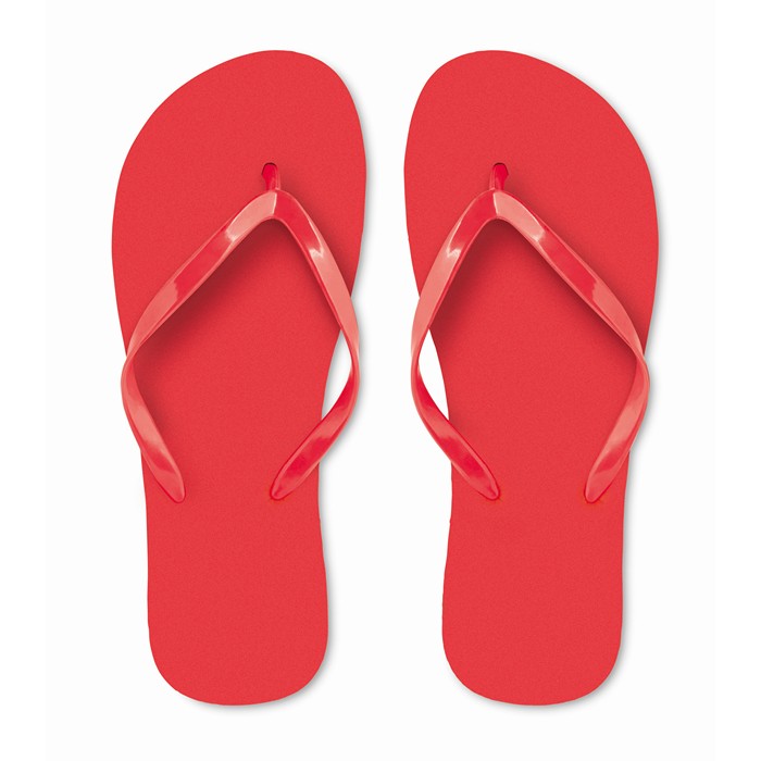 Honolulu EVA Beach Flip Flops - Red