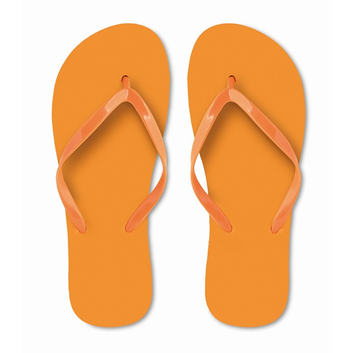 Honolulu EVA Beach Flip Flops- Orange