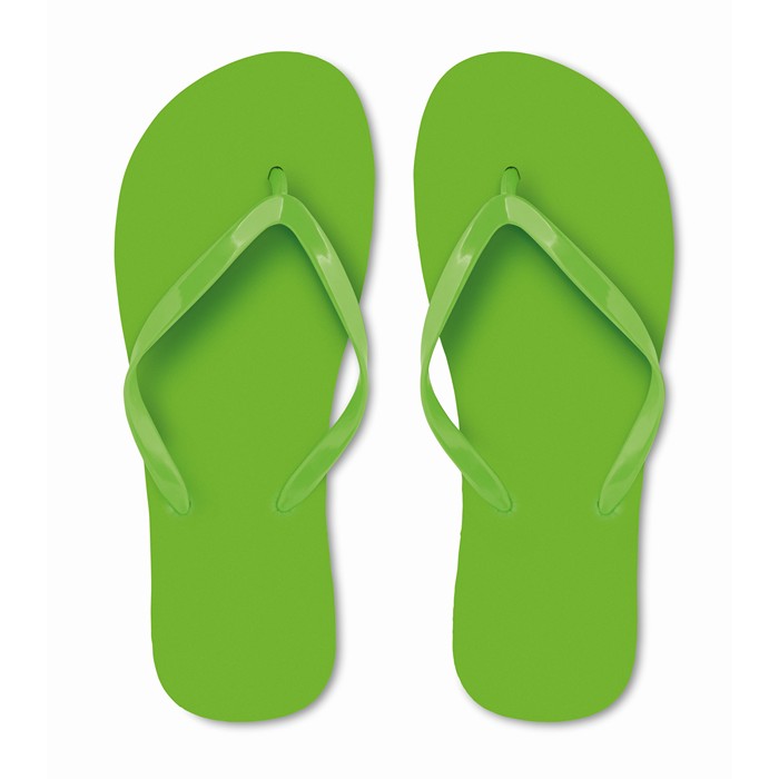 Honolulu EVA Beach Flip Flops- Lime
