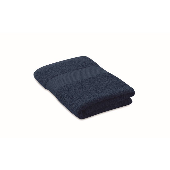 Terry Towel Organic Cotton 100 x 50cm - Dark Blue- Blue