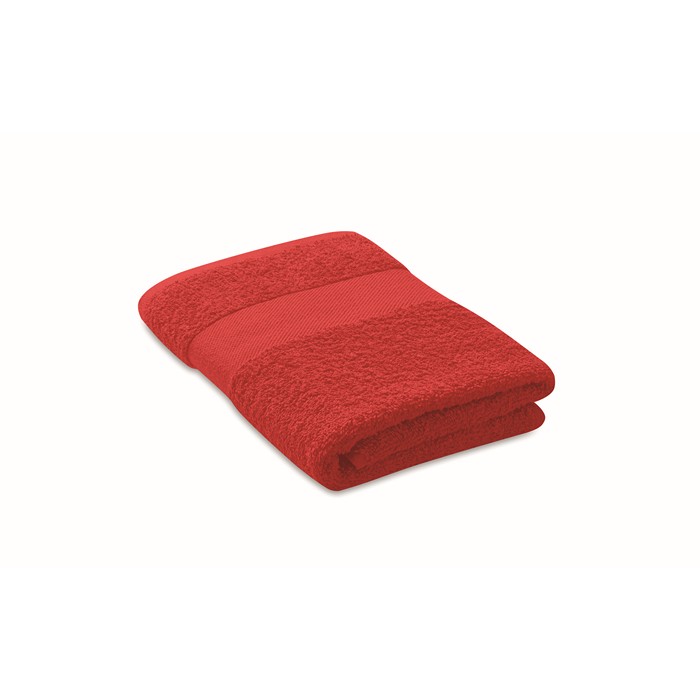 Terry Towel Organic Cotton 100 x 50cm - Red