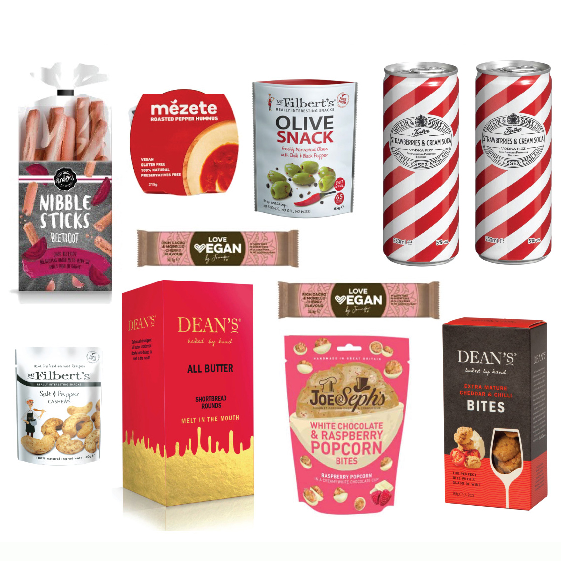 Strawberry Vodka Fizz Picnic  Hamper