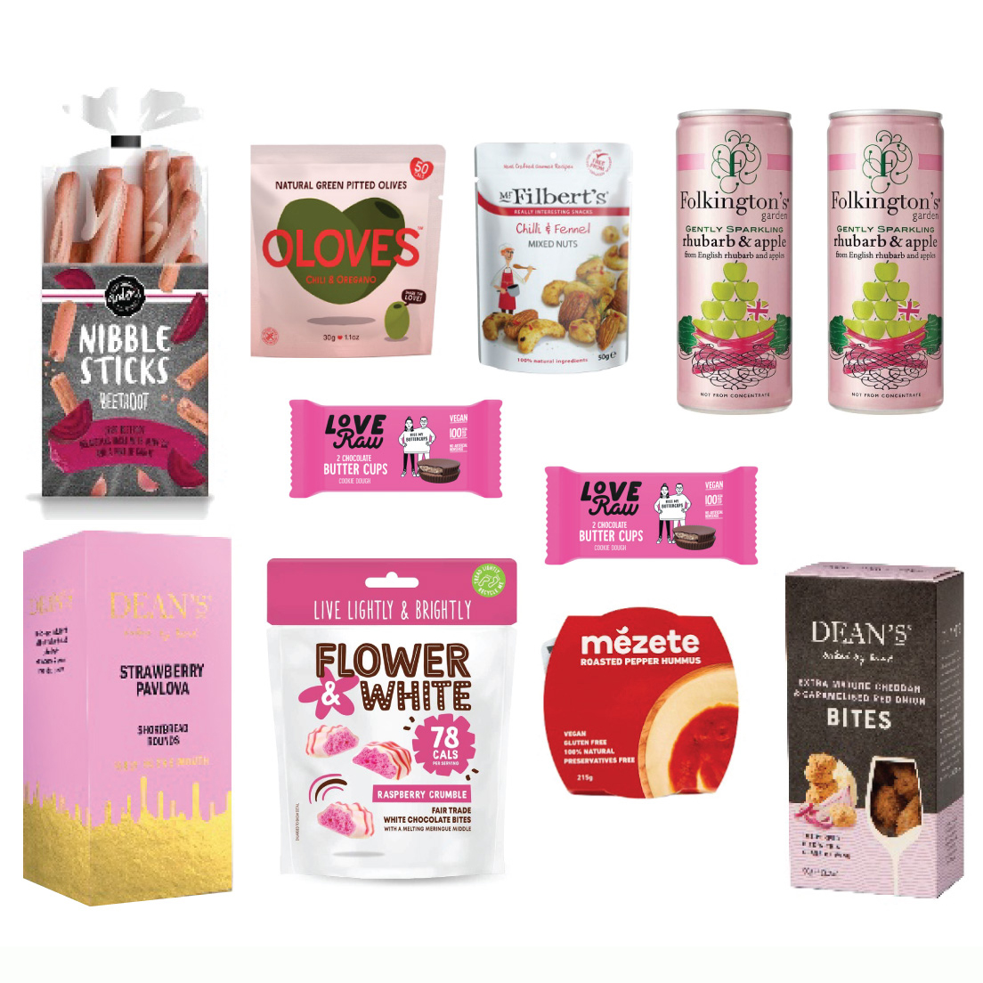 Rhubarb Alcohol Free Picnic Hamper