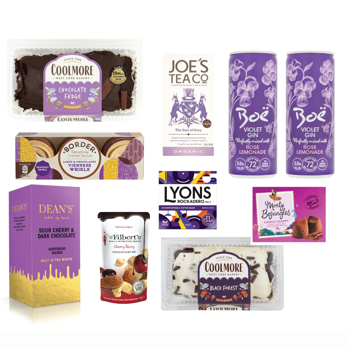 Violet Gin Afternoon Tea