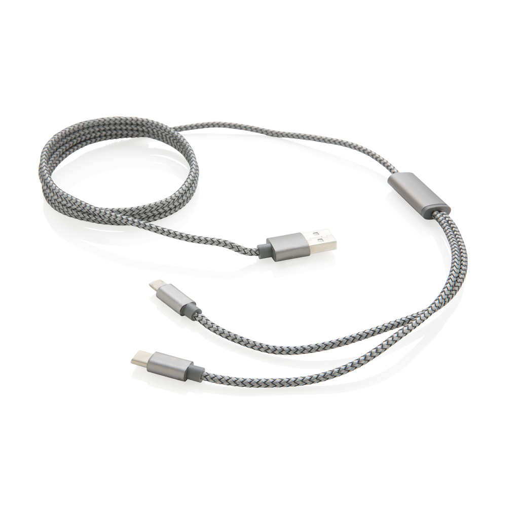 3-In-1 Braided Cable