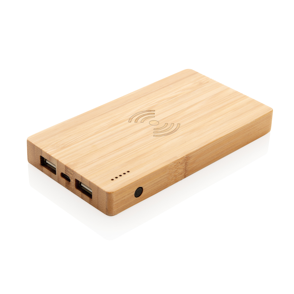 Bamboo 4.000 Mah Wireless 5W Powerbank